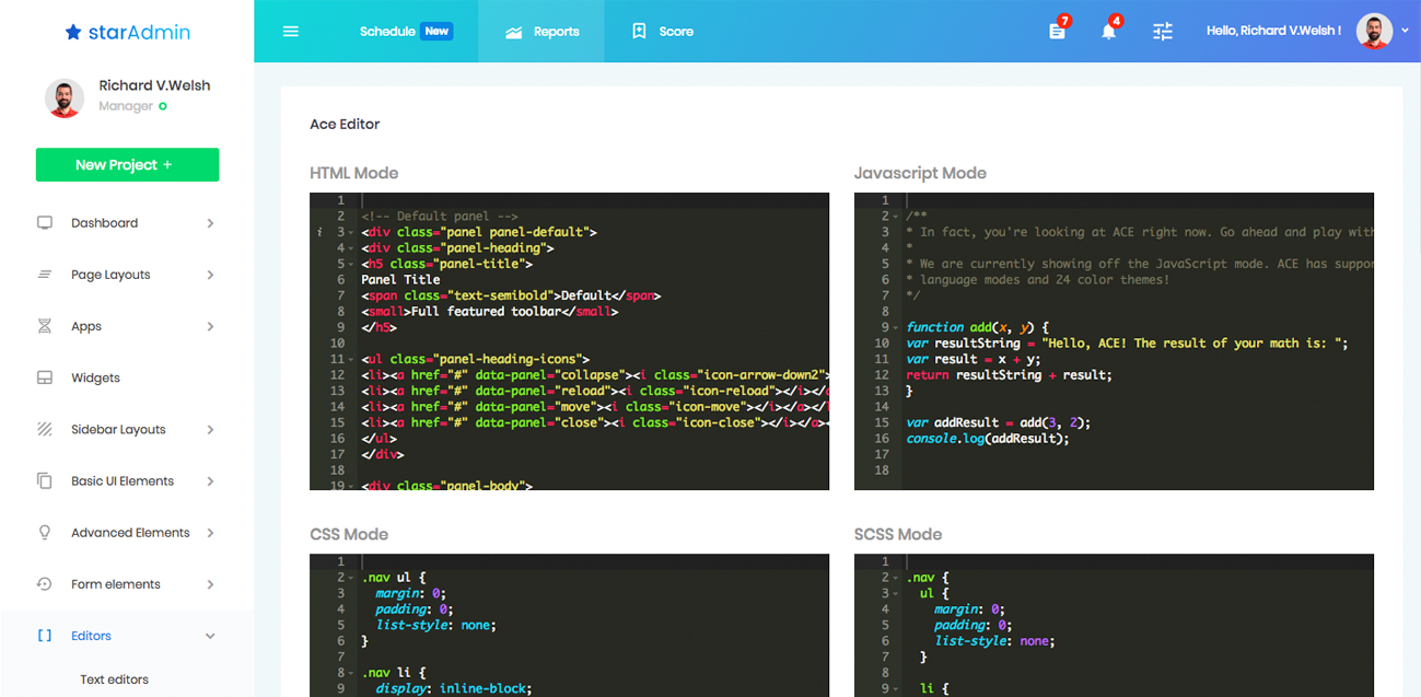 Star Admin Premium Bootstrap Admin Dashboard Template